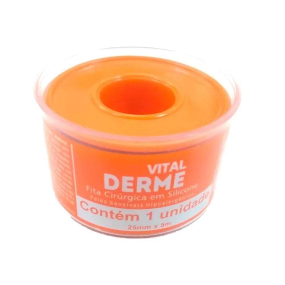 Fita De Silicone Adesiva Indolor Cicatriz - 2,5Cm X 5 Metros