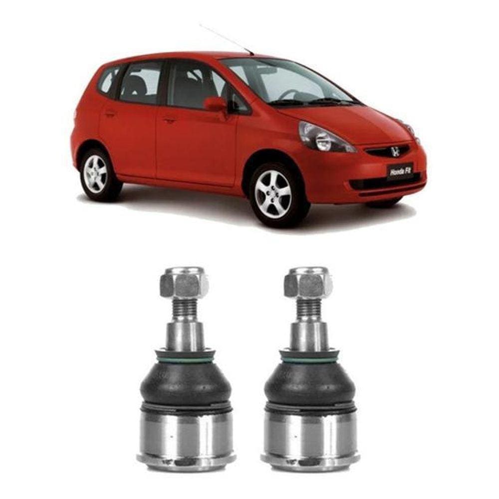 Kit 2 Pivô Inferior Suspensão Dianteira Honda Fit 2003 04 05