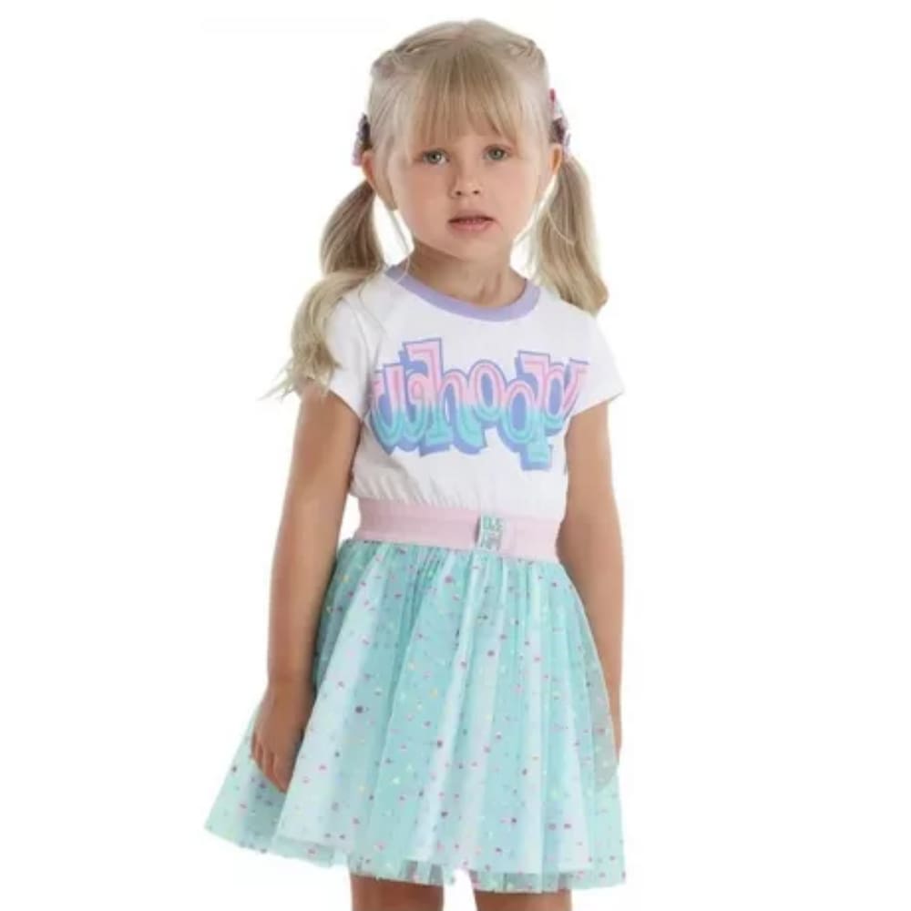 Vestido Infantil Meninas Mon Sucré Modern Art 19116