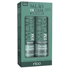 Eico Salão Em Casa Shampoo E Condicionador Cachos Definidos