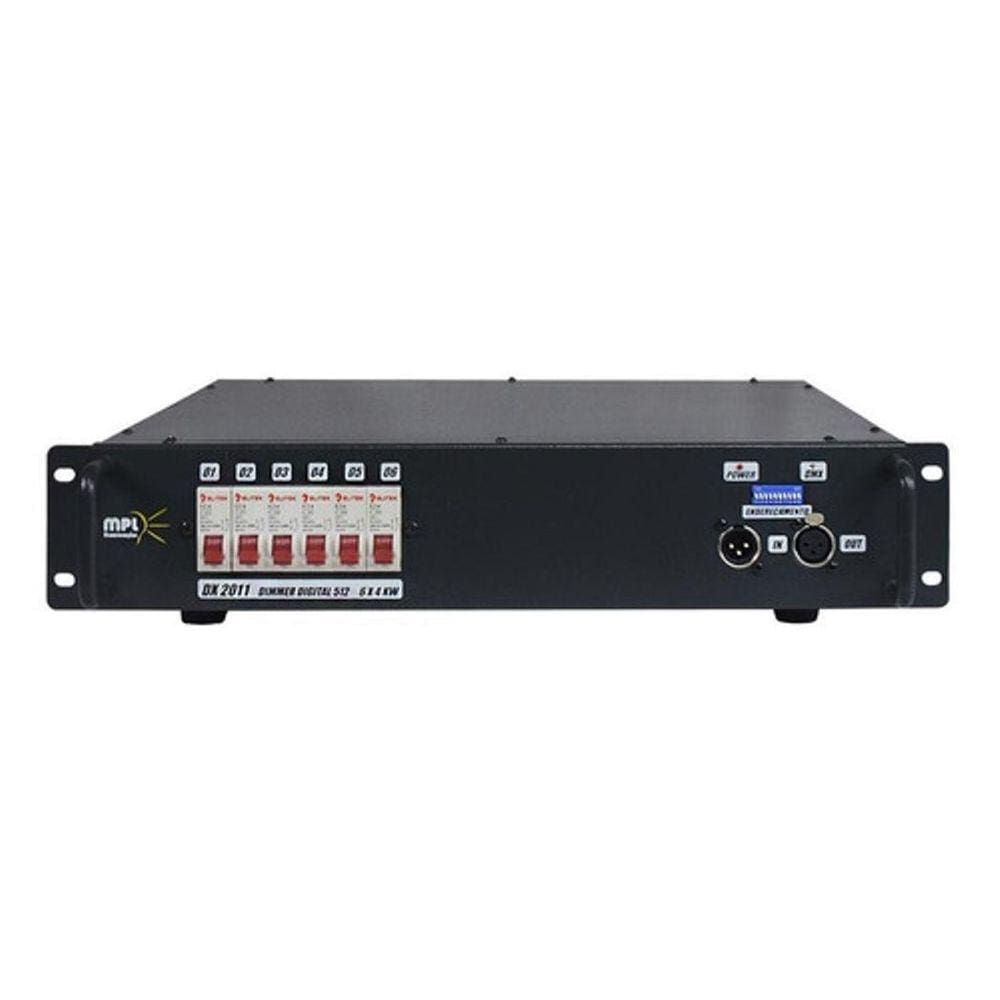 Rack Dimmer 6 Canais 4000W Por Canal 220V Dx2011 Mpl