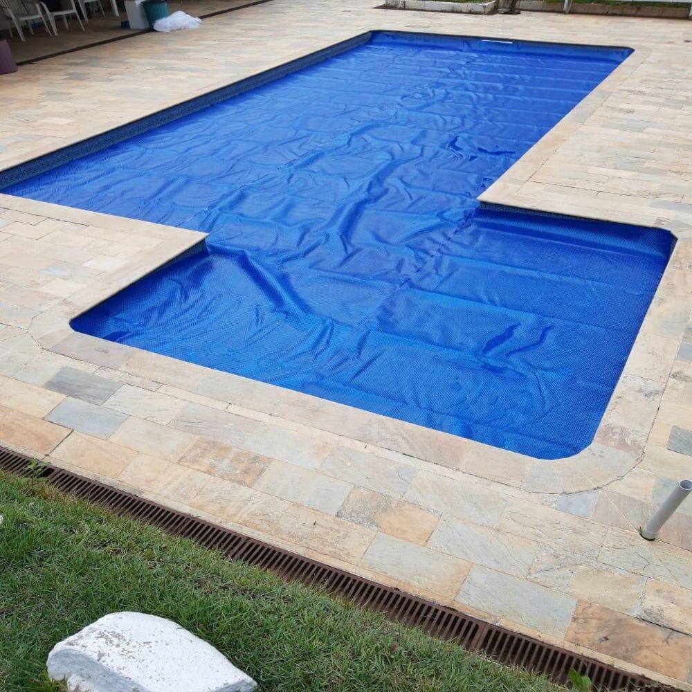 Capa Térmica Para Piscina 4 X 4 Thermocap 500 Micras Azul