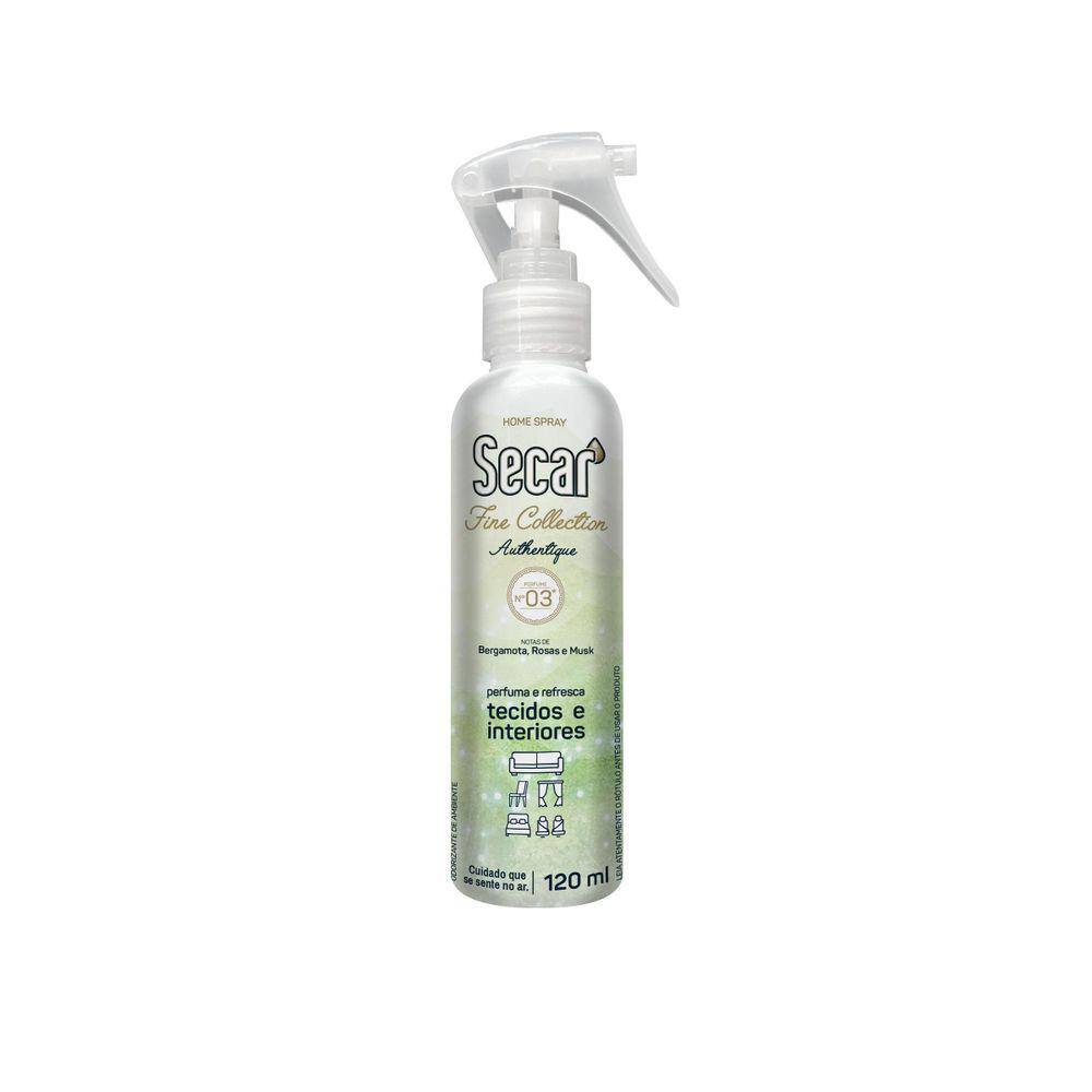 Home Spray Secar Fine Collection 3X120Ml - Authentique