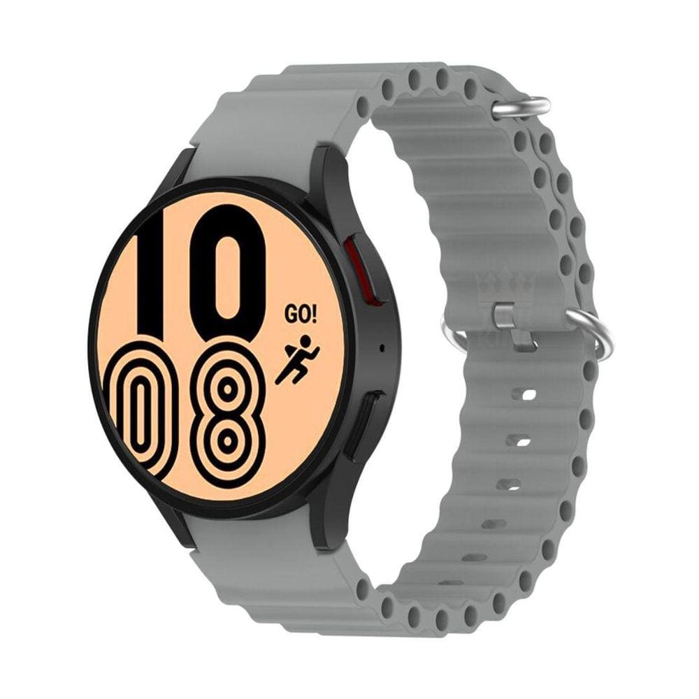 Pulseira Silicone Ondulada Para Smartwatch Galaxy Watch4 44