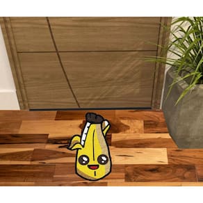 Tapete Banana, Decoração Para Cozinha E Porta Muito Divertiso E Resistente.