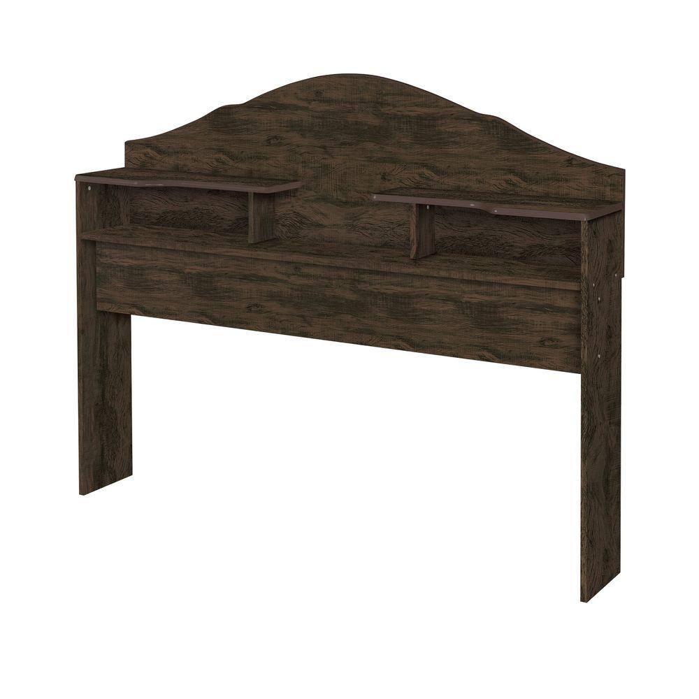 Cabeceira Casal Box Alto Padrão Nogal 140 cm