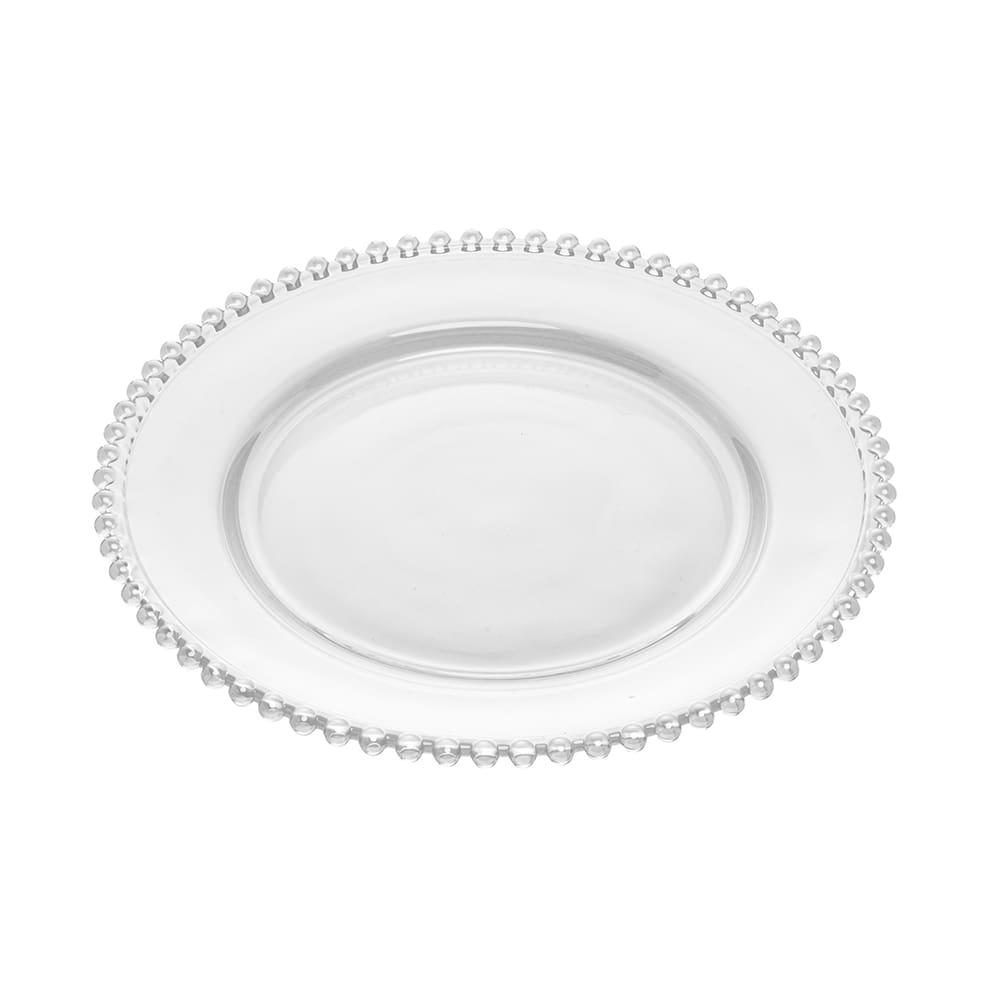 Prato de Cristal Wolff Linha Pearl 28cm