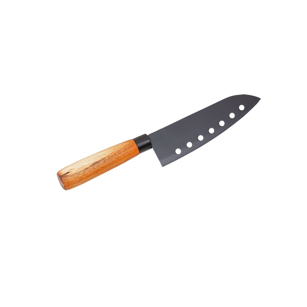 Faca Santoku Grafite Inox e Acácia 7” Mimo Style AC22249