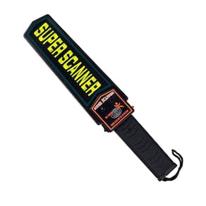 Detector De Metais Portátil Recarregável Preto