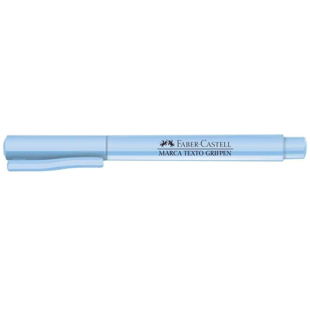Caneta Marca Tex Faber Castell Grifpen Azul Past