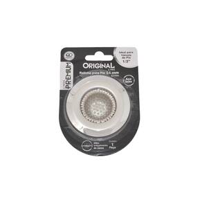 Ralo Grade Para Pia De Cozinha Fibra De Bambu Cinza 10,5X5Cm