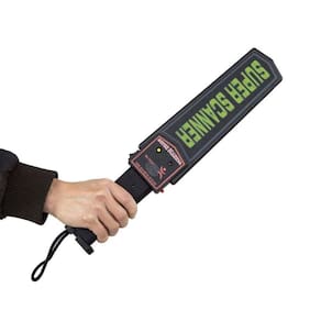 Detector de Metal Manual com Alta Precisão e Recarregável