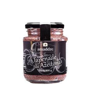 Kit 3X: Tapenade De Azeitona Preta Artesanal Amaddre 200G