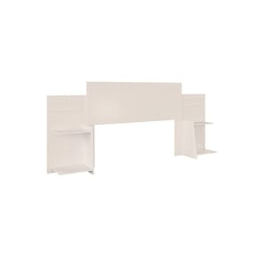 Cabeceira Box 90/140/160 Grecia MDF Com Mesa de Cabeceira