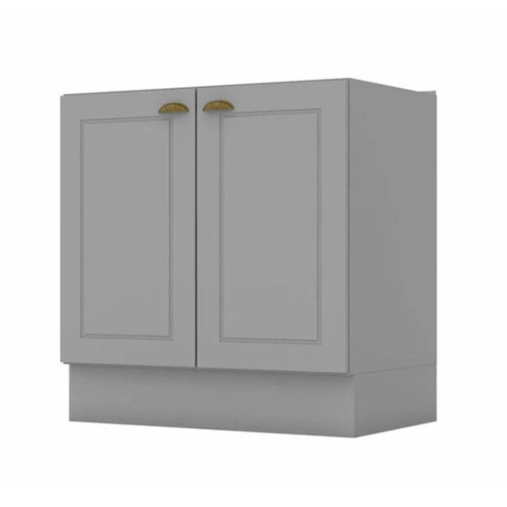 Balcão de Cozinha Henn Americana 80 cm sem Tampo 2 Portas - C355-05