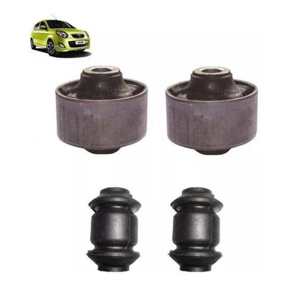 4 Bucha Bandeja Dianteira Picanto Soul 2006 07 08 09 10 A 14