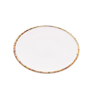 Prato Sobremesa Melamina Bambu Asper 22 Cm - Mimo Style