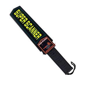 Detector De Metais Portátil Recarregável Preto