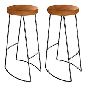 Kit 2 Banquetas Alta Astra Base Metálica - Pallazio