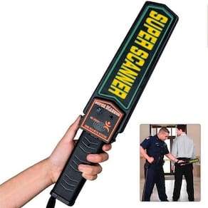 Detector De Metal Manual Recarregável com Alarme