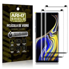 Kit 2 Películas Vidro Blindada 3D Full Cover Galaxy Note 9