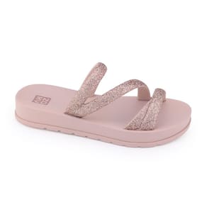 Chinelo infantil mna Zaxy 19008 Grendene Glitter tira brilho