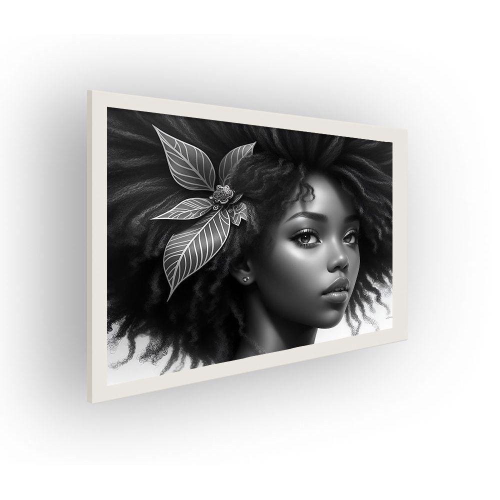 Quadro Decorativo MDF 20x28 c/ Moldura Linda Mulher