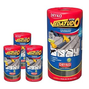 Fita Asfáltica Vedatudo 30 cm X 10 m 4 Unidades DRYKO