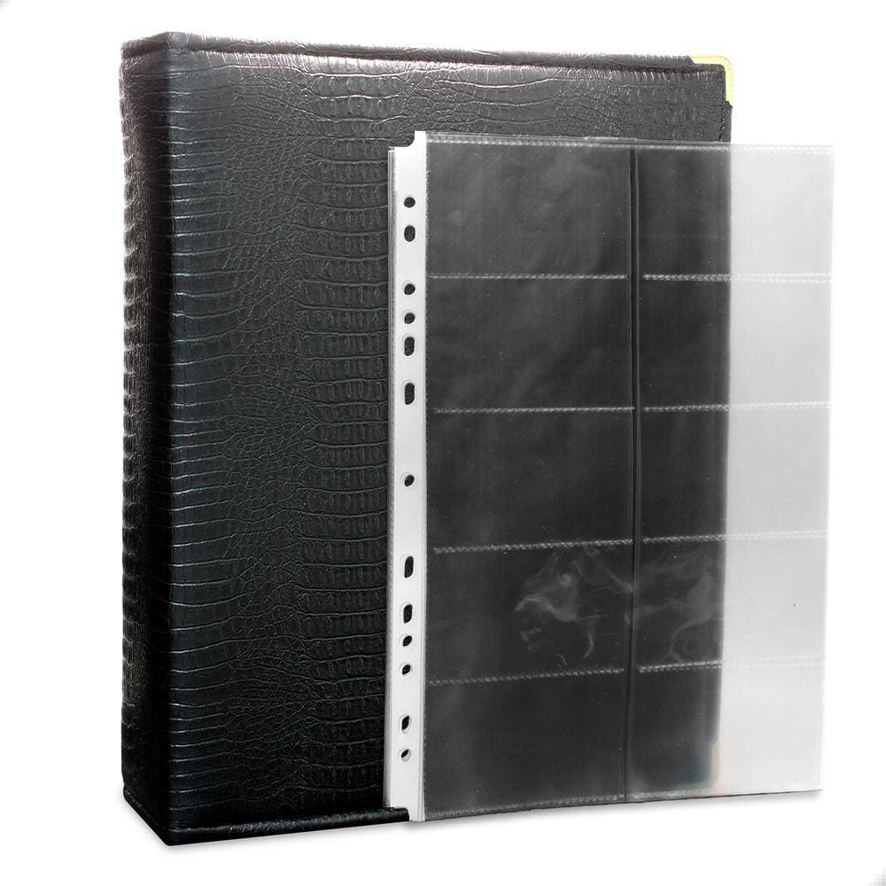 Álbum Fichário 30 Folhas p/ Cartão Telefônico 28x21 Cobra Fosco XL