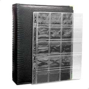 Álbum Fichário 20 Folhas Para 400 Moedas 28x21 Cobra Fosco XL