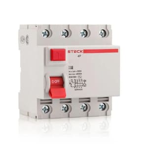 Interruptor Diferencial DR 4P 25A 30mA Ip20 SDR42530 Steck
