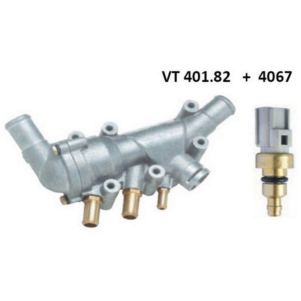 Kit Válvula Termostática + Plug Temperatura Courier Escort Fiesta KA - MTEK20002