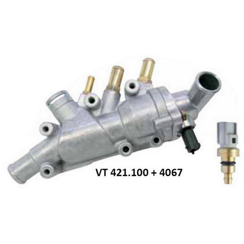 Kit Válvula Termostática + Plug Temperatura Ecosport Focus Ka 1.6 Fiesta 1.0 1.6 - MTEK20018