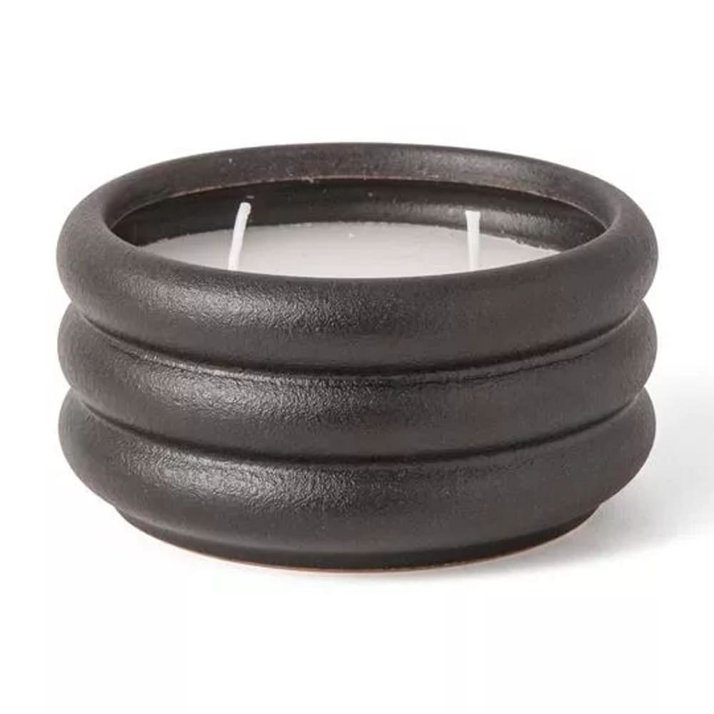 Vela Com Suporte Em Ceramica