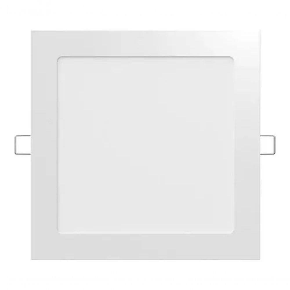 Painel Led Embutir 18w 4100k Quadrado Branco - 18w