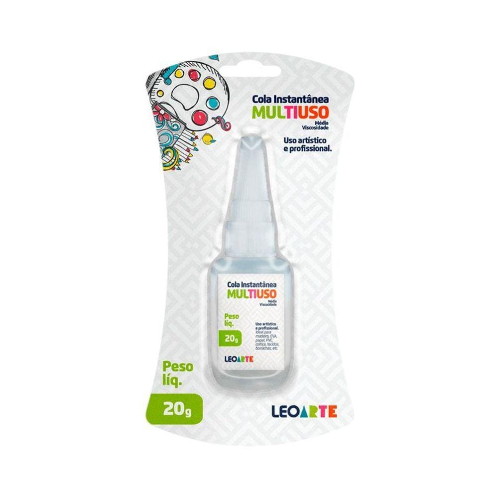 Cola Instantanea 20g Viscosidade Media Leoarte