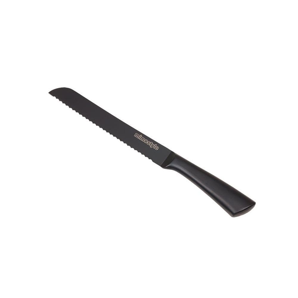 Faca para Pão Inox Premium Black 8 cm Mimo Style AC21055