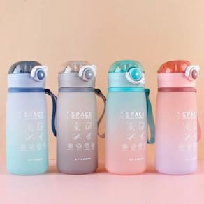 Garrafa Squeeze Infantil com Alça e Trava 630ml Portátil