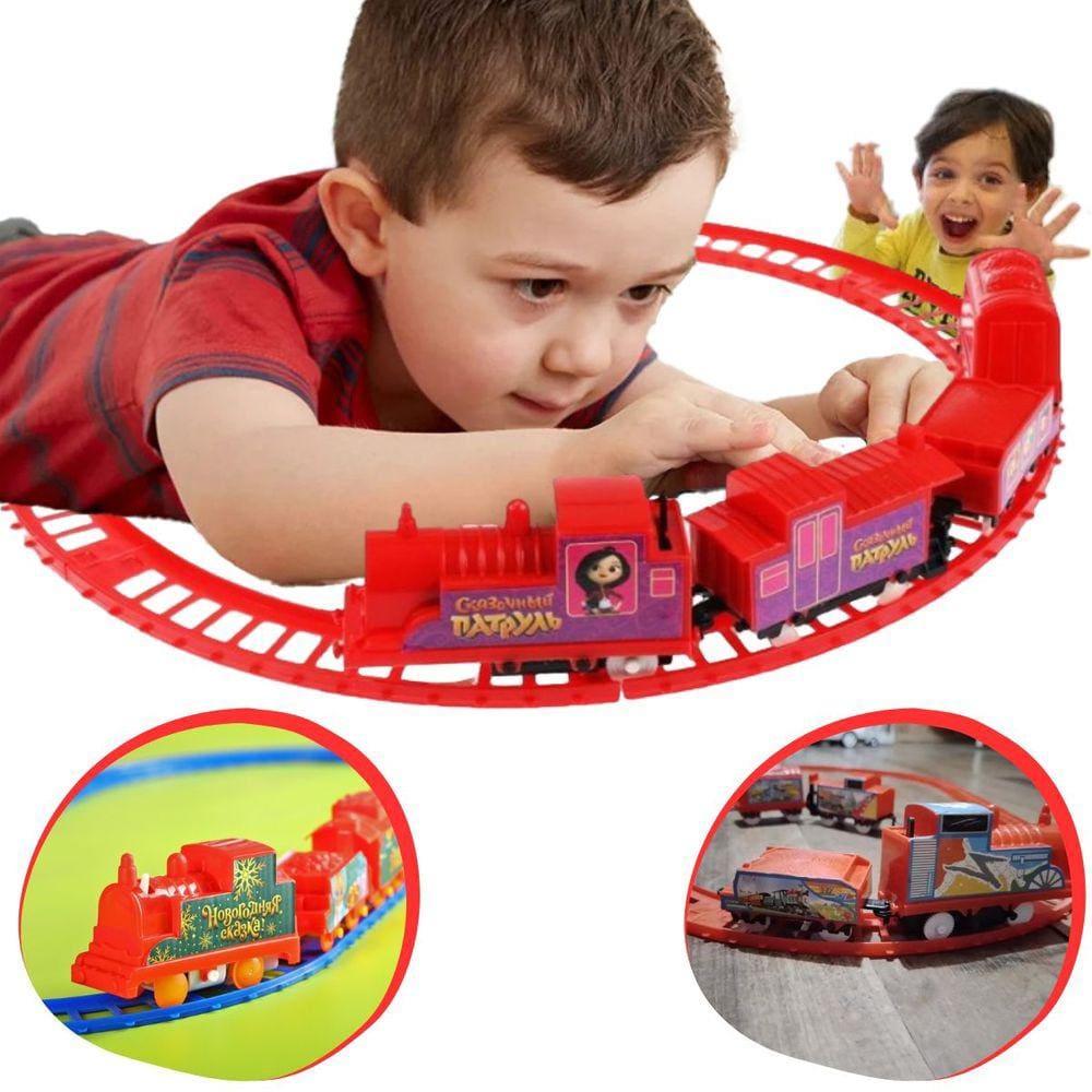 Ferrorama Trem Eletrico Locomotiva Luz e Som Crianca 11 pcs Brinquedo  Infantil (SD17475) tem aqui, na ABMIDIA!