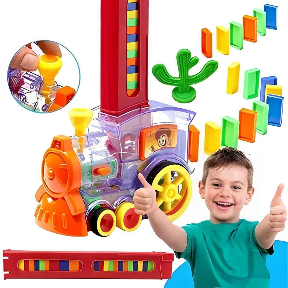 Trem de Brinquedo a Pilha 11 Peças BRtoys