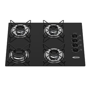 Cooktop 4 Bocas A Gás Clarice Preto – Bivolt