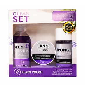 Kit Higienizador De Acessórios Klass Vough Clean Set C/3 Bc-003