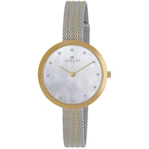 Relógio Oslo Feminino Bicolor Safira