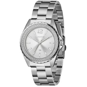 Relógio Lince Feminino Prateado 40mm Analógico