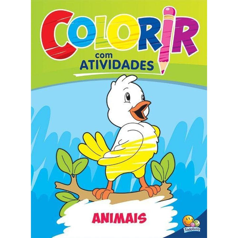 Livro de Colorir Figuras - Todolivro - 14 Páginas - 20x27 cm