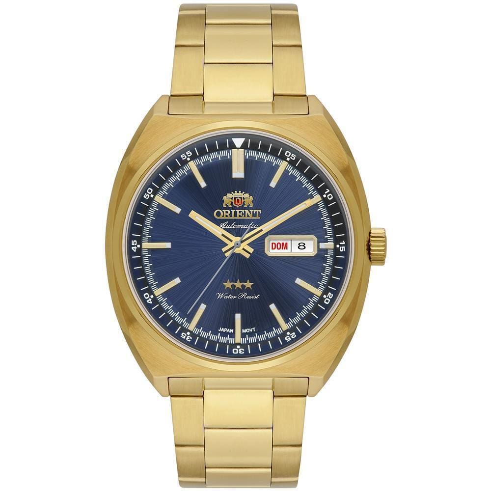 Relógio Orient Masculino Automático Dourado - Ref: F49GG032