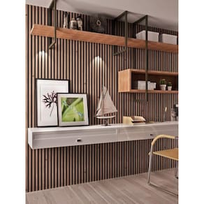 Acabamento para Painel Ripado 6,25cm x 2,1cm x 285m Lado Esquerdo Casa Grassi Legno