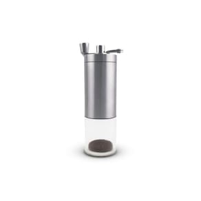 Moedor De Café Manual Em Aço Inox e Cerâmica Com Ajuste De Moagem Recipiente de Acrílico Portátil