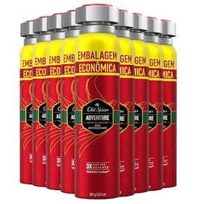 Kit Desodorante Aerosol Old Spice Adventure 200ml - 9 Unidades