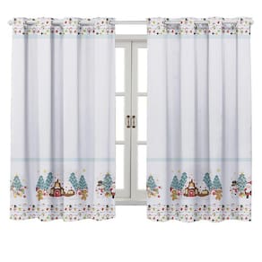 Cortina de Cozinha Natal 2,00 x 1,50 - Decoração Festiva